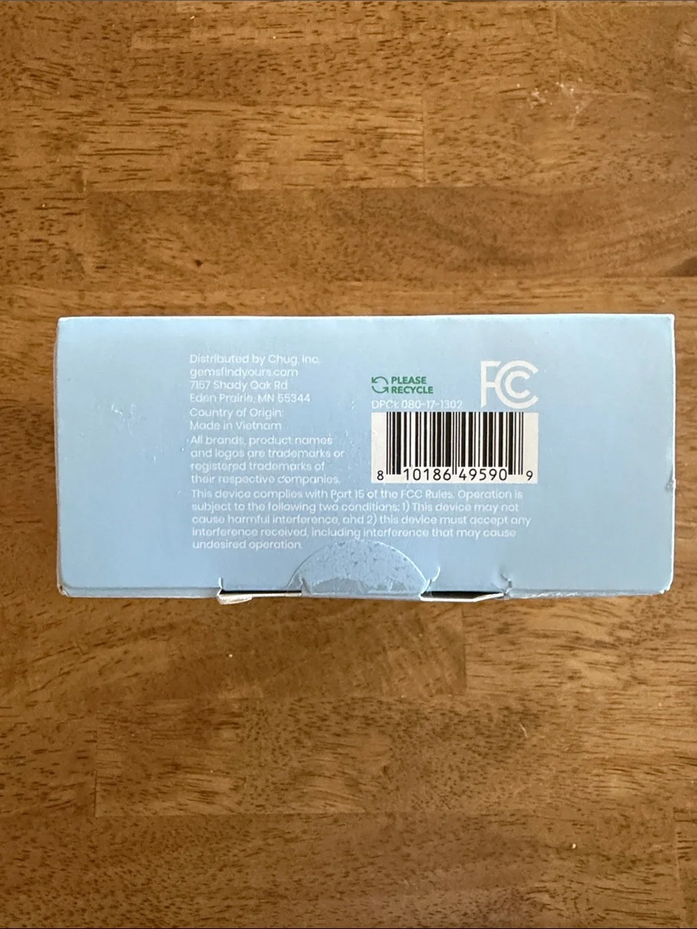 Target Light Blue Handheld Power Bank Fan